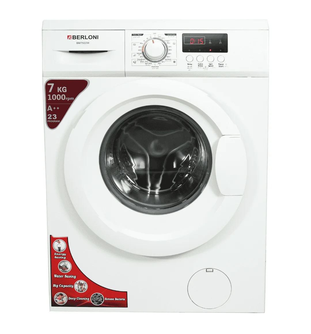 Berloni Washing Machine 7KG BM7922W
